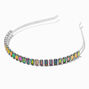 Iridescent Rainbow Crystal Headband,