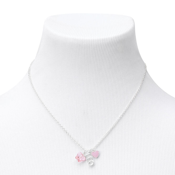 Silver Zodiac Charm Pendant Necklace - Leo,