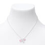 Silver Zodiac Charm Pendant Necklace - Leo,