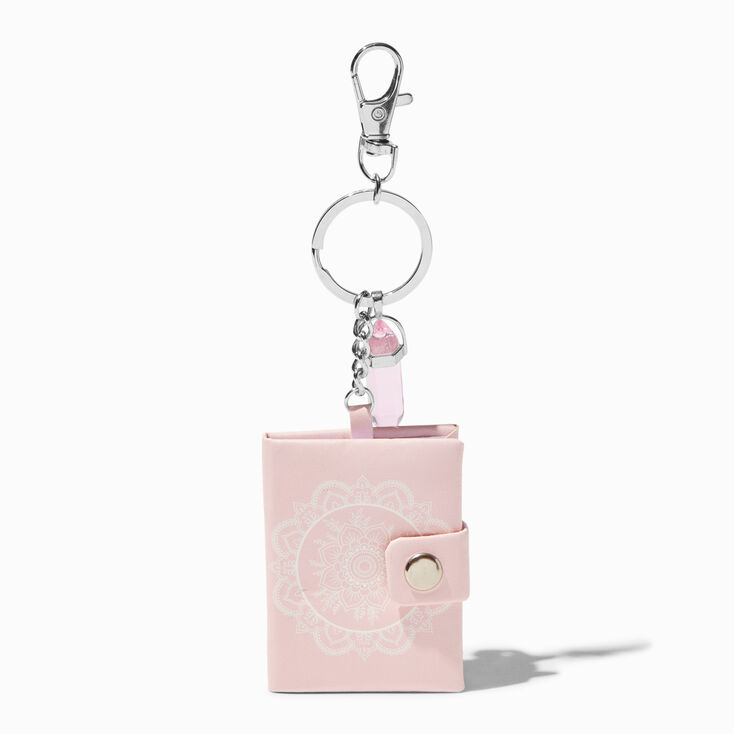 Inspirational Mandala Mini Notebook Keychain,