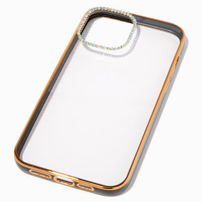 Embellished Clear/Black Phone Case - Fits iPhone&reg; 12 Pro Max,