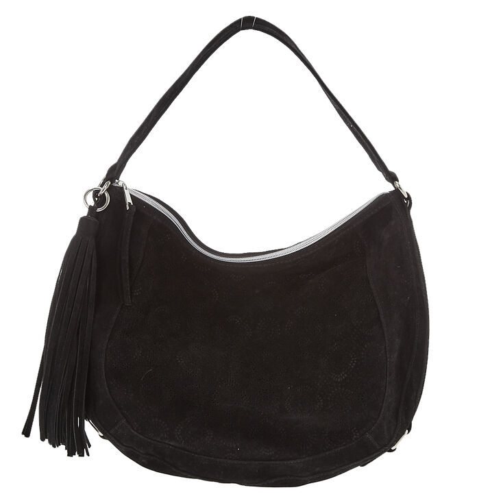 Black Hobo Messenger Bag,