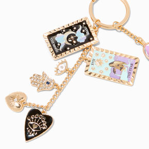 Enameled Tarot Charms Keychain,