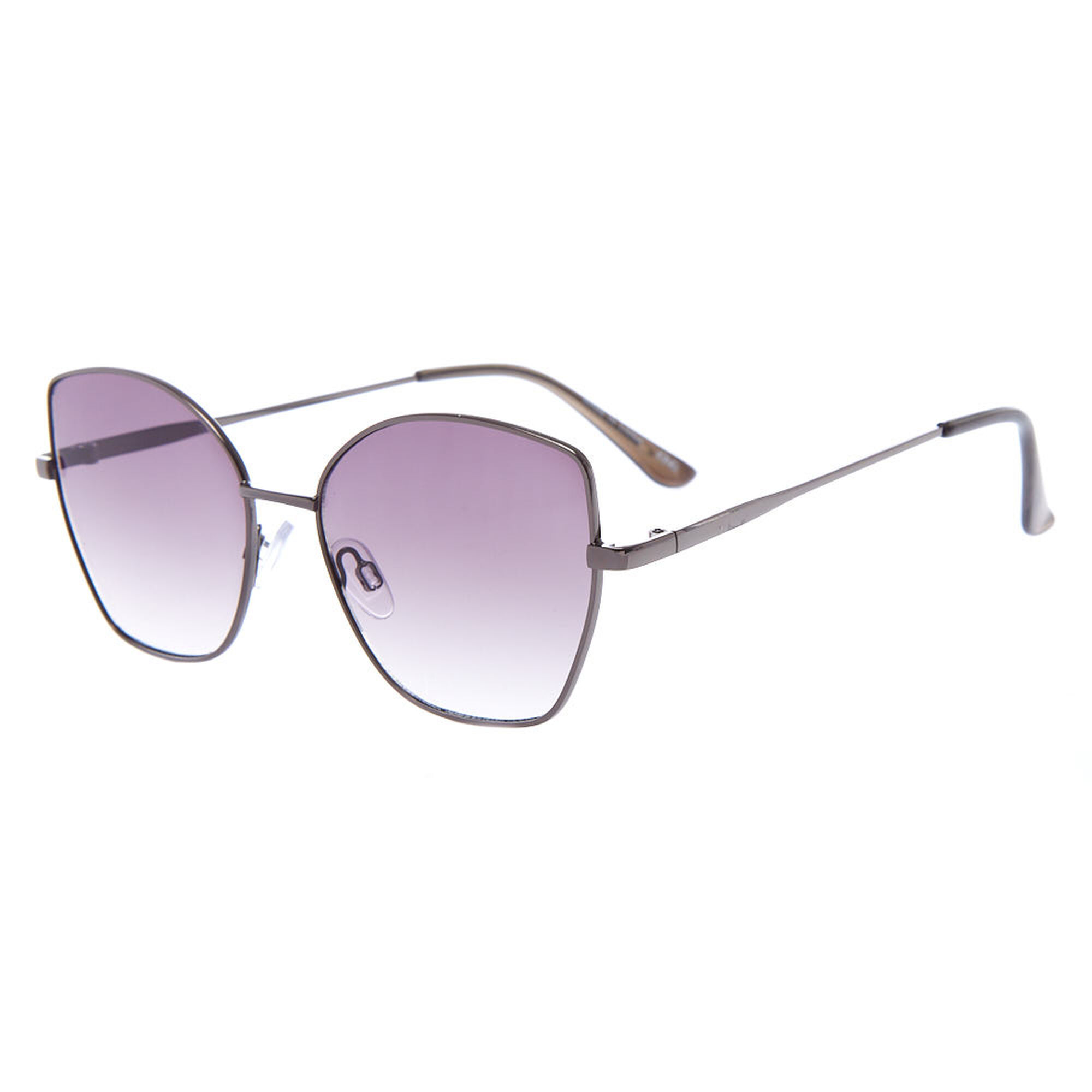 Square Cat Eye Sunglasses Black Icing Us