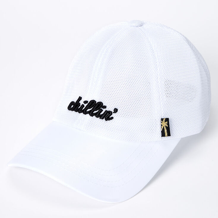 Chillin' Baseball Cap - White,