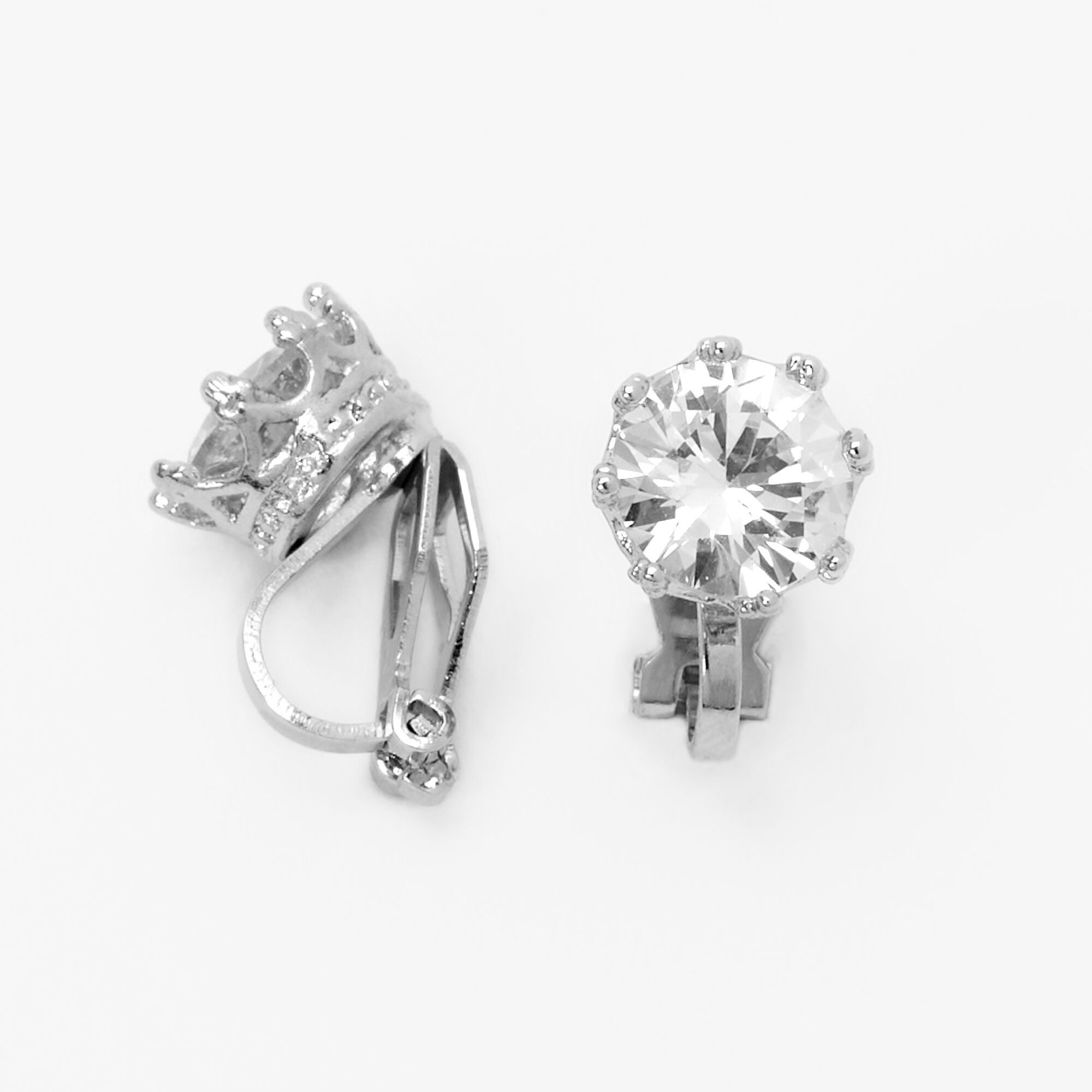 Clip on hotsell diamond earrings
