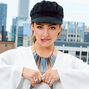 Black Glitter Bar Bib Statement Necklace,