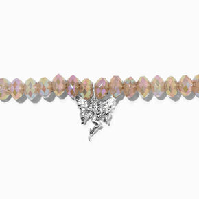 Silver Fairy Iridescent Stretch Bracelet,