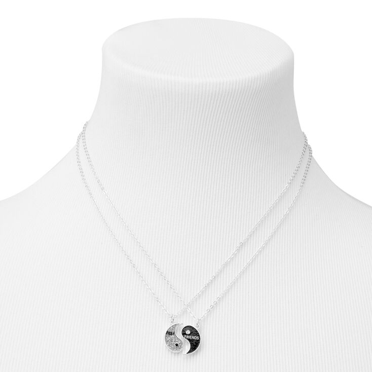 Best Friends Yin Yang Pendant Necklaces - 2 Pack,