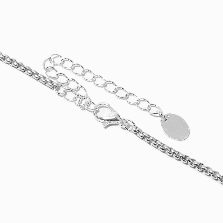 Silver Snake Cross Pendant Necklace,