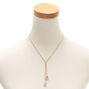 Rose Gold Rhinestone Teardrop Jewelry Set - 2 Pack,