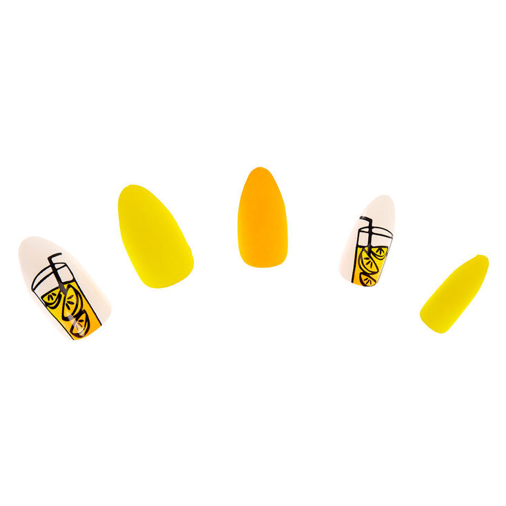 Margarita Stiletto Faux Nail Set - 24 Pack,