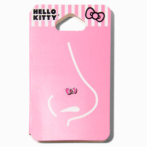 Hello Kitty&reg; Enamel Bow 20G Nose Stud,