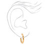 Gold Hoops and Stud Earrings Set - 6 Pack,