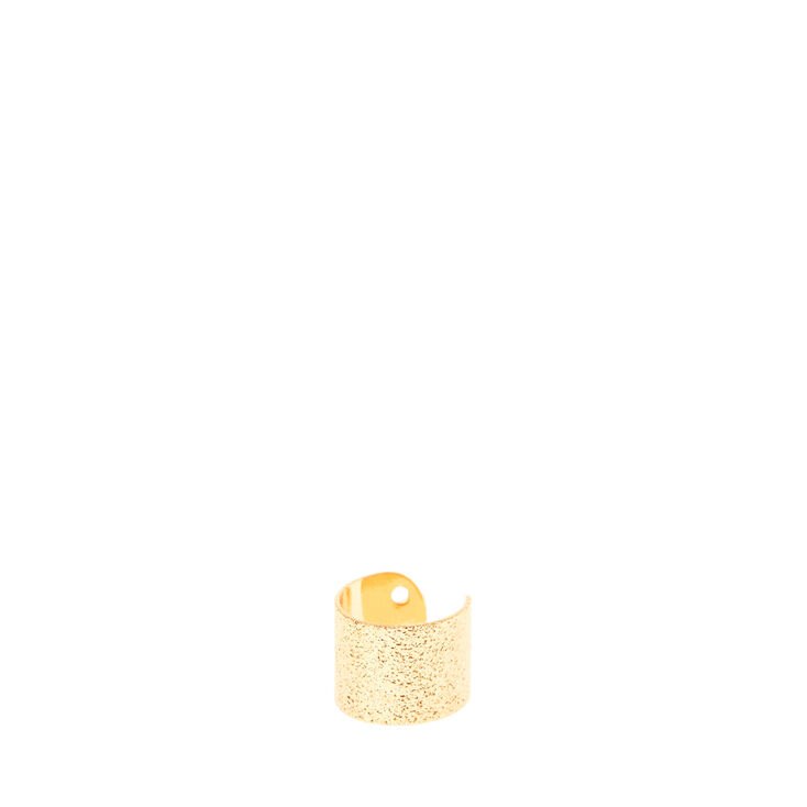 Hammered Gold Ear Cuff,