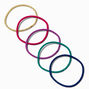 Jewel Tone Luxe Hair Ties - 30 Pack,