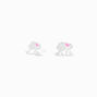 Barbie&trade; Silhouette Sterling Silver Stud Earrings,