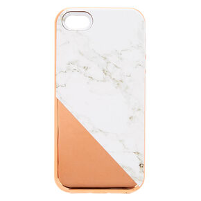 Rose Gold Marble Protective Phone Case - Fits iPhone&reg; 6/7/8/SE,