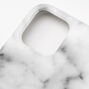 White Marble Protective Phone Case - Fits iPhone 11 Pro Max,