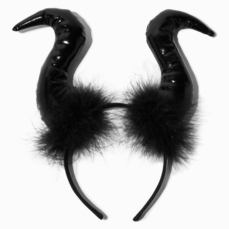 Black Witch Horns Headband,