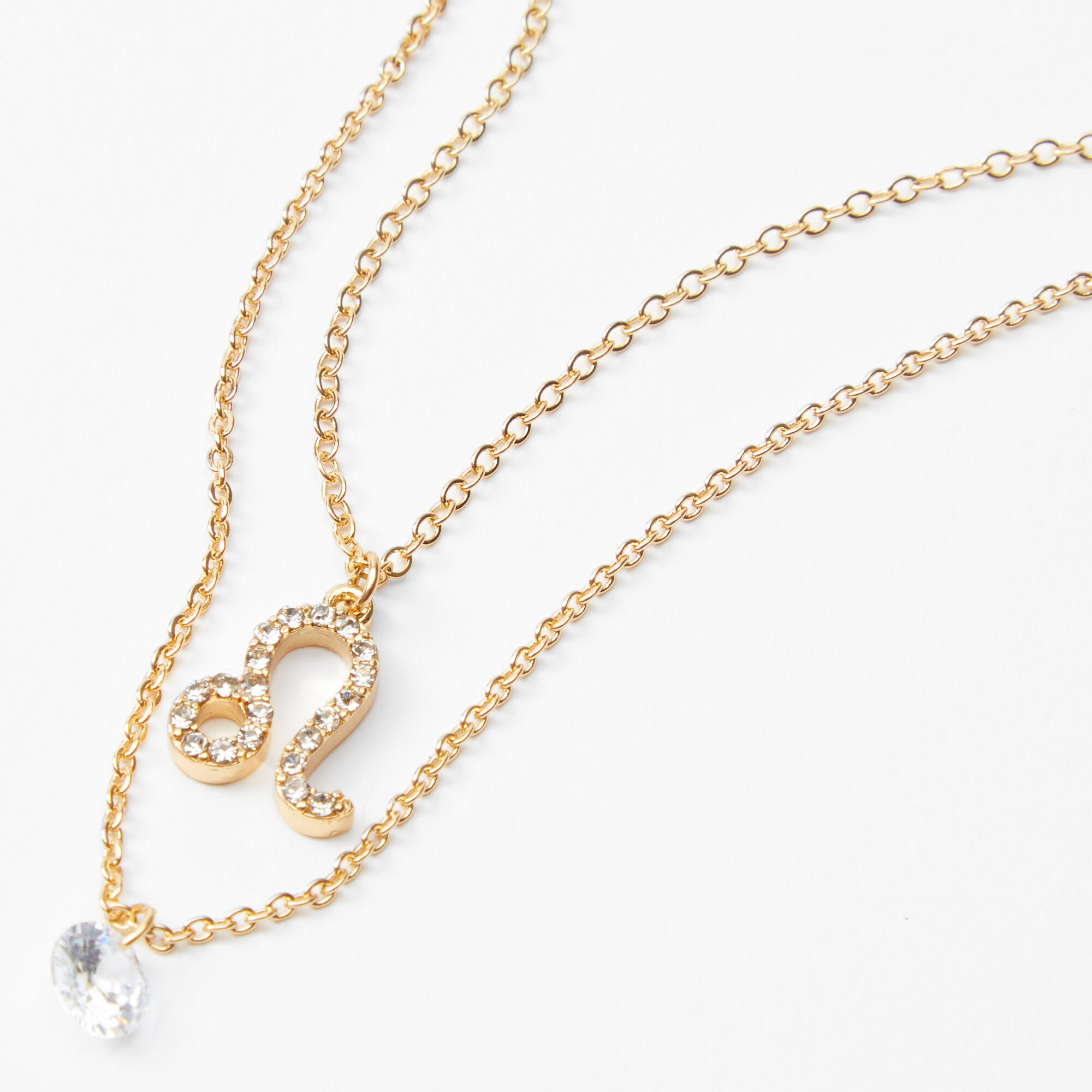 Buy Gold Toned Handcrafted Brass Leo Layered Necklace |  PERJBRNKNOV84/JBR16NOV | The loom