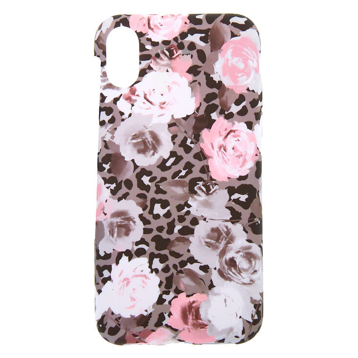 Leopard Rose Phone Case - Fits iPhone X/XS,