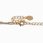 Gold Celestial Mint Charm Necklace,