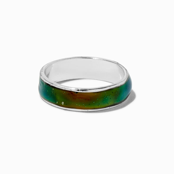 Mood Band Silver-tone Ring,