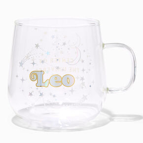 Zodiac Glass Mug - Leo,