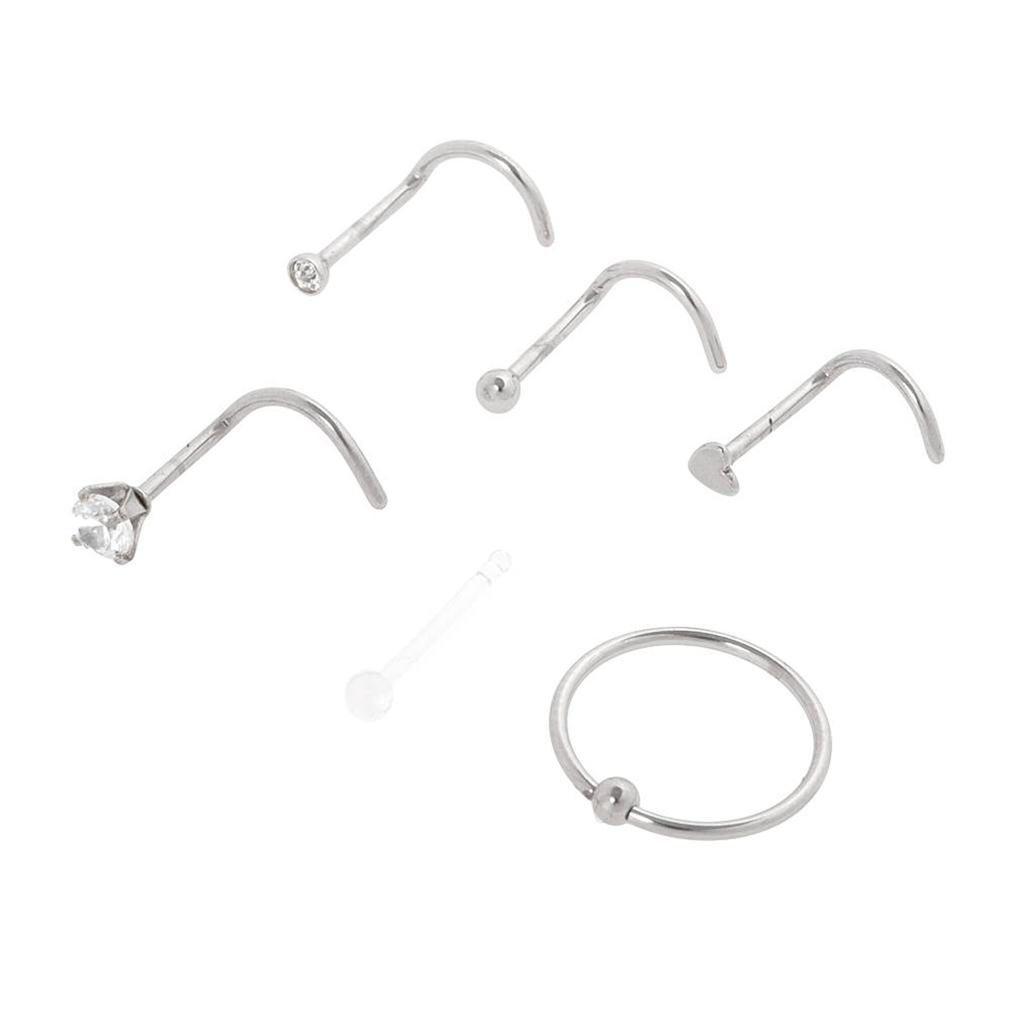 Claire's clear nose discount retainer