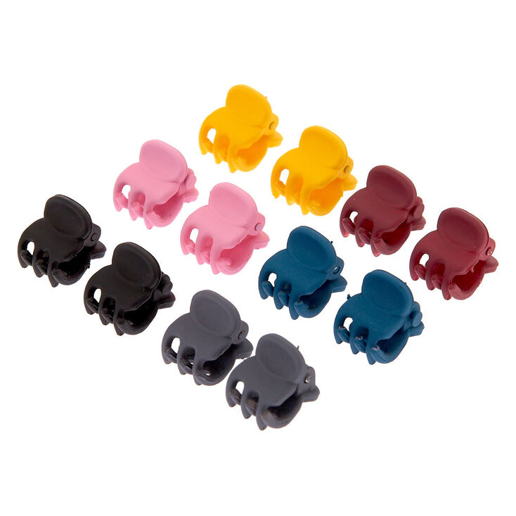Fall Matte Mini Hair Claws - 12 Pack | Icing US