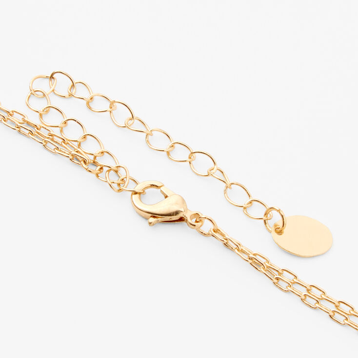 Gold Padlock Necklace, Earrings, &amp; Ring Set - 3 Pack,