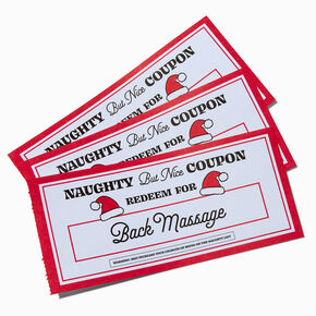 &quot;Naughty But Nice&quot; Christmas Love Coupons,