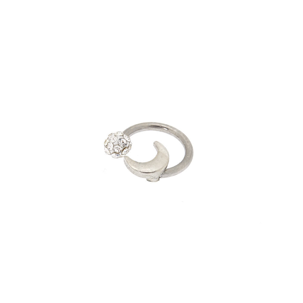 Crescent clearance cartilage earring
