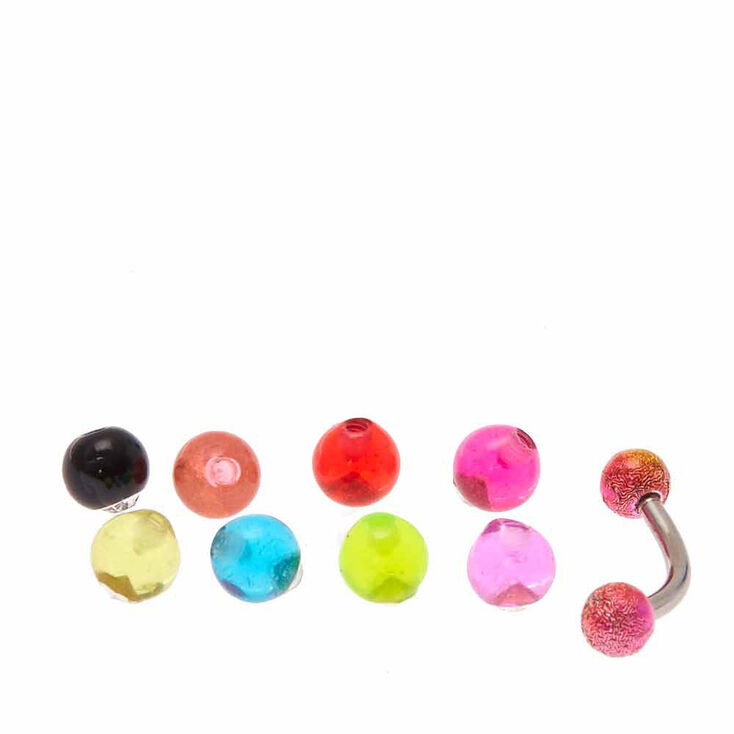 Bright Beads Eyebrow Earring,