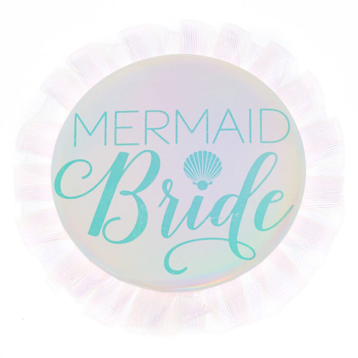 Mermaid Bride Button,