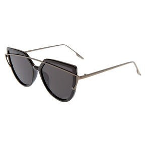 Brow Bar Cat Eye Sunglasses - Black,