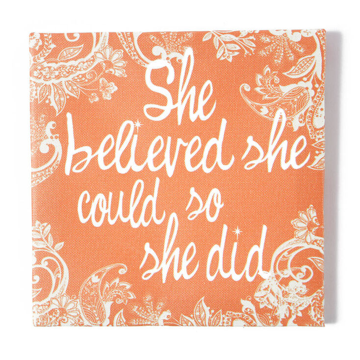 She Believed Could So Did Wall Canvas Icing Us She Believed Could So Did Wall Canvas