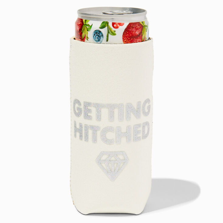 Getting Hitched Bride &amp; Bridesmaids Tall Can Cooler Set - 5 Pack,