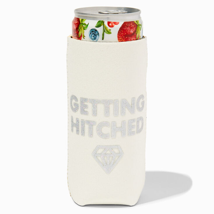 Getting Hitched Bride & Bridesmaids Tall Can Cooler Set - 5 Pack