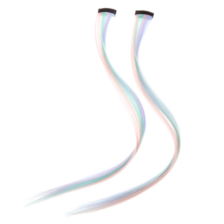 Unicorn Rainbow Faux Hair Extensions,
