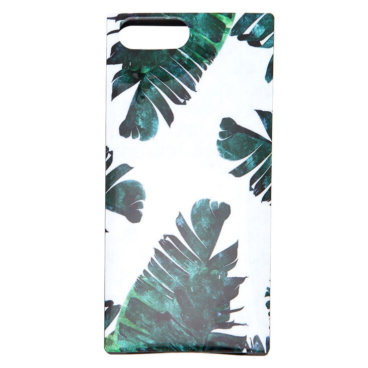 Tropical Leaves Square Phone Case - Fits iPhone 6/7/8 Plus,