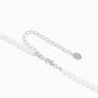 Black Mushroom Beaded Pearl Choker Necklace,