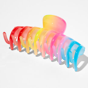 Large Rainbow Ombre Hair Claw,
