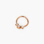Rose Gold Crystal Cartilage Hoop Earring,