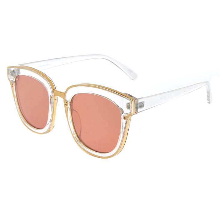 Clear Retro Sunglasses,