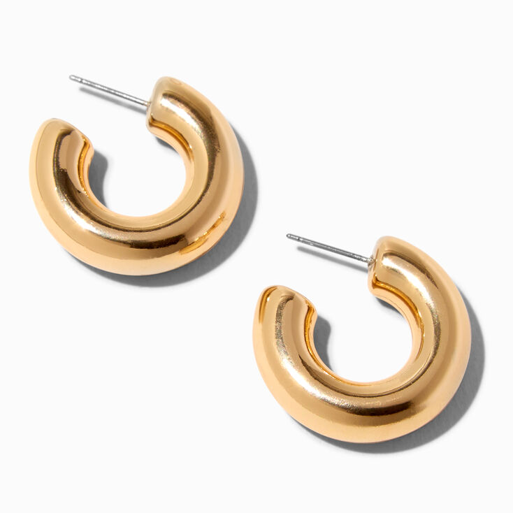 Gold 30MM Chunky Hoop Earrings,