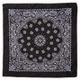 Black Paisley Bandana Headwrap,