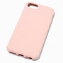 Solid Blush Pink Silicone Phone Case - Fits iPhone&reg; 6/7/8/SE,