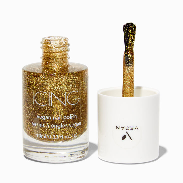 Vegan Glitter Nail Polish - Glam On,